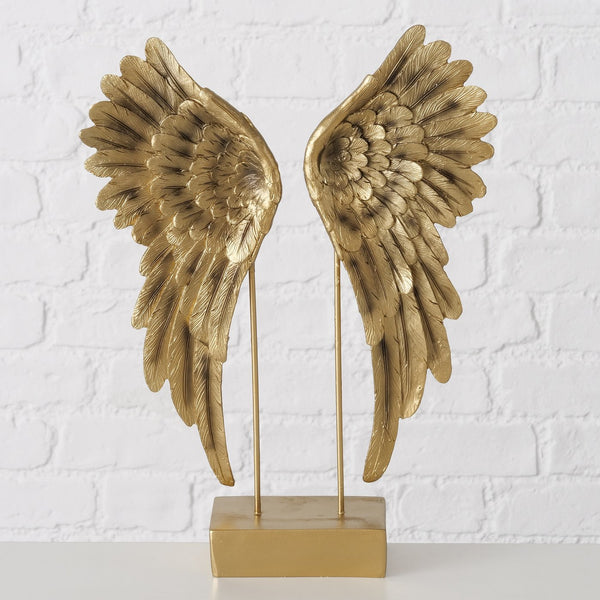 Adorno alas ángel doradas - Brocantia