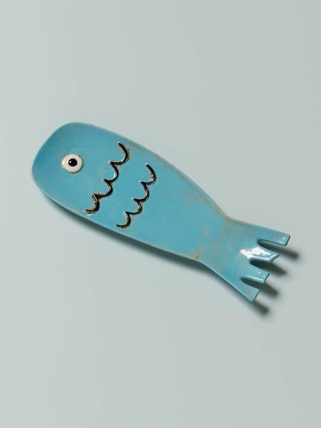 Tabuleiro de peixe azul