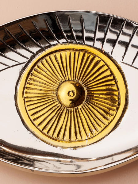 Bandeja vaciabolsillos ojo aluminio - Brocantia