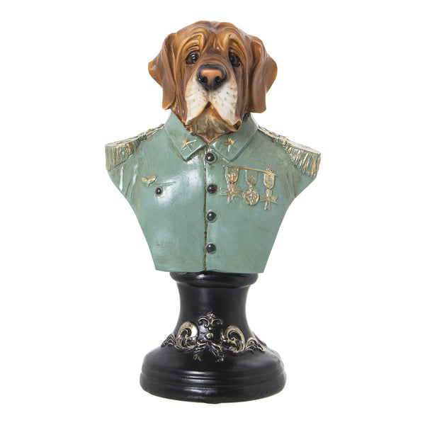 Busto perro uniforme - Brocantia