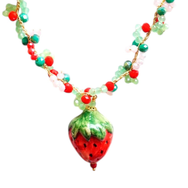 Gola curta de morango