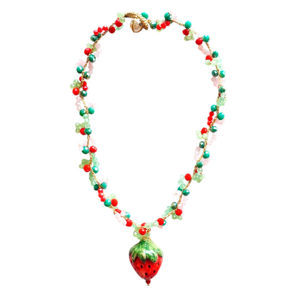 Gola curta de morango