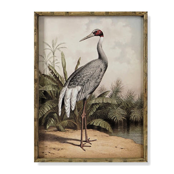 Cuadro garza (modelo 2) - Brocantia