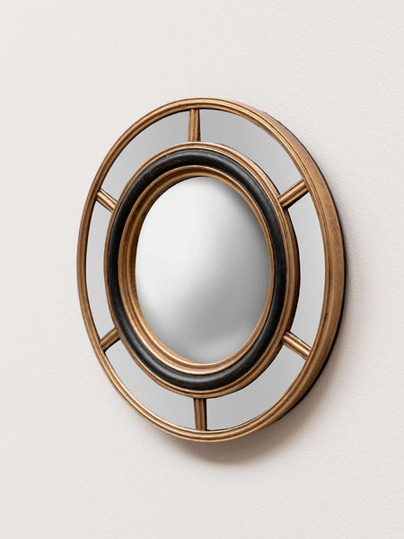 Espejo convexo de pared estilo vintage geométrico