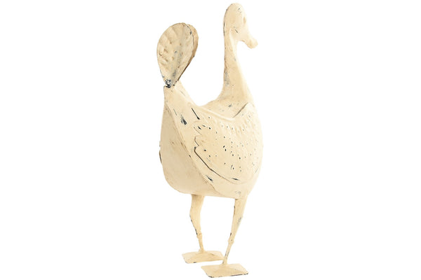 Pato decorativo rústico para casa de campo