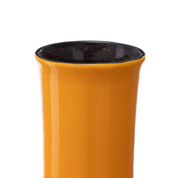 Jarrón botella naranja - Brocantia
