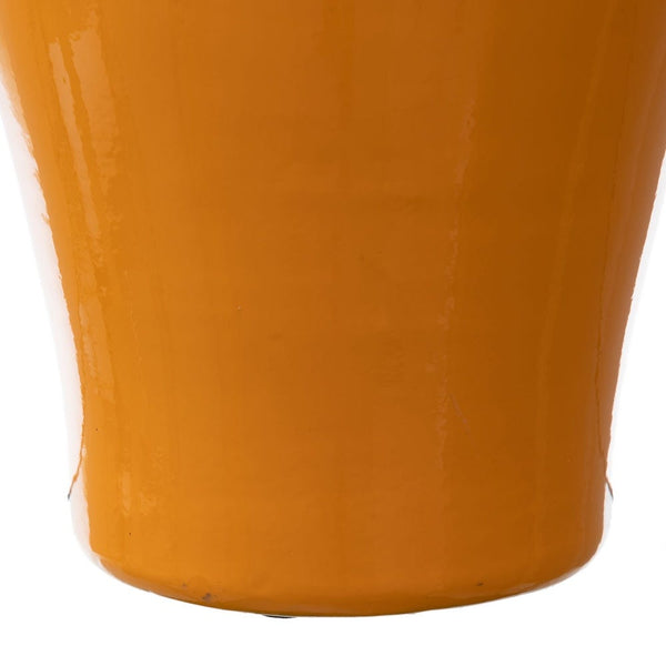 Jarrón botella naranja - Brocantia