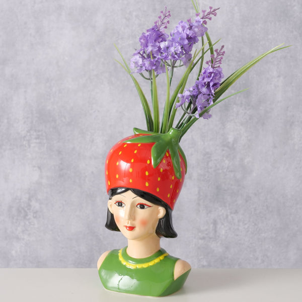 Jarroncito chica fresa - Brocantia