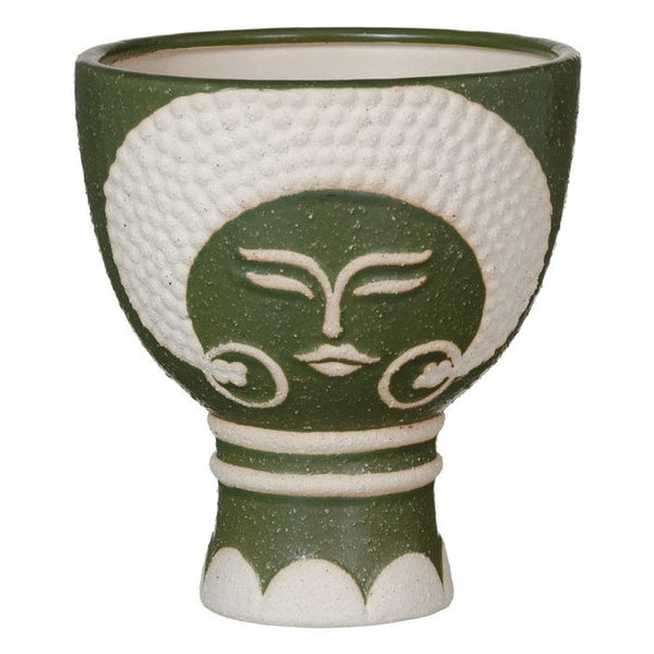 Macetero cara verde - Brocantia