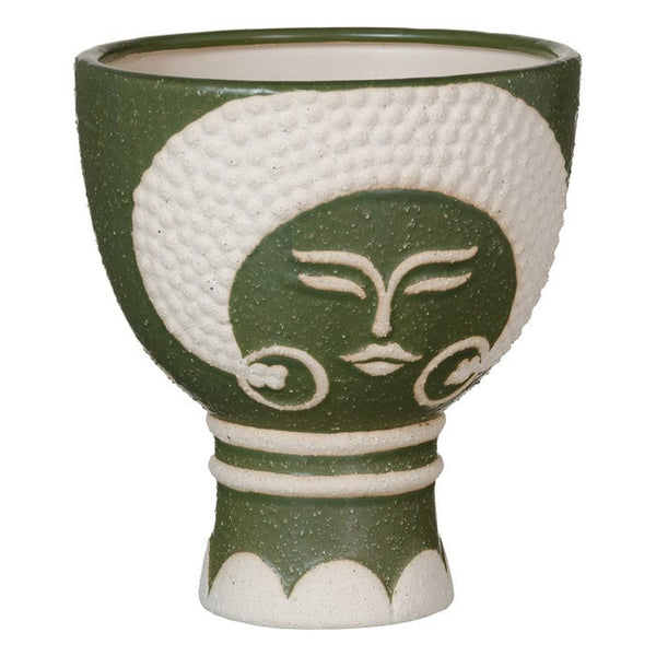 Macetero cara verde - Brocantia
