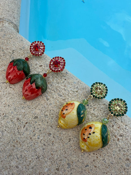 Pendientes Limón - Brocantia