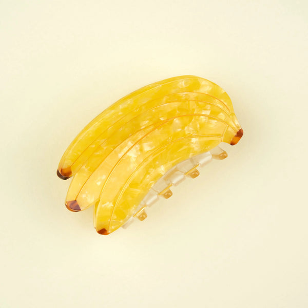 pinza banana Coucou Suzette con diseño nacarado - vista cenital