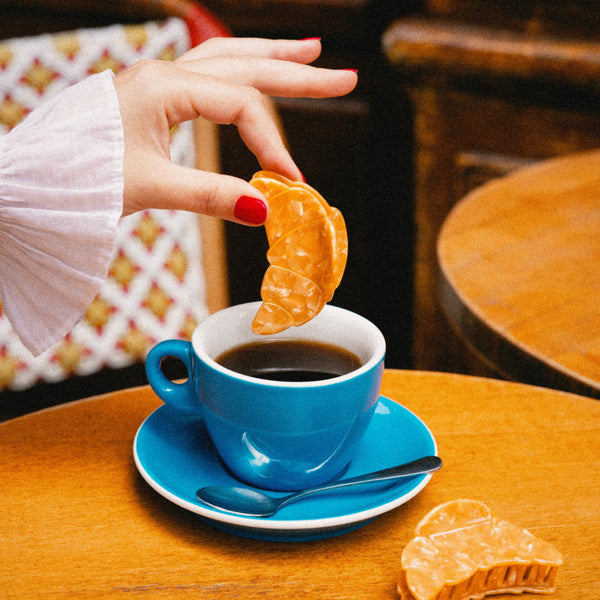 Pinza para el pelo croissant - Brocantia