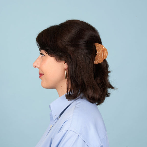 Pinza para el pelo croissant - Brocantia