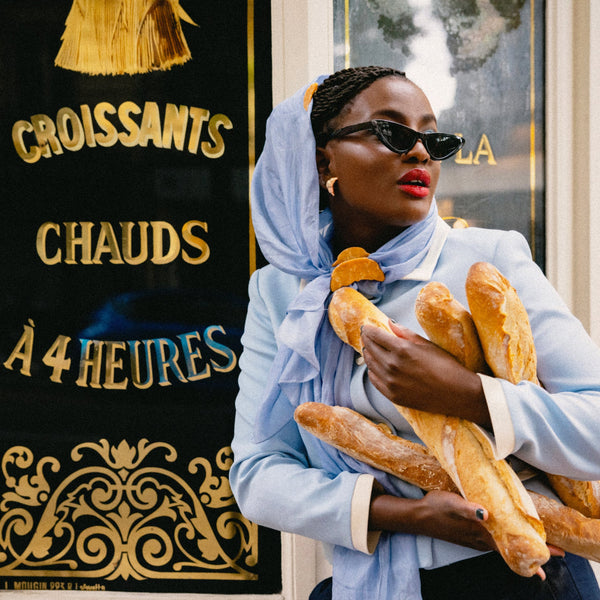 Pinza para el pelo croissant - Brocantia