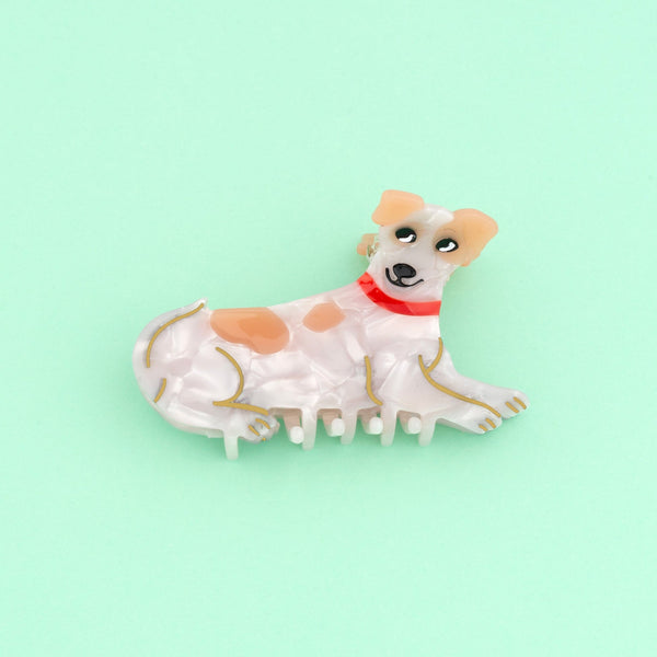 Pinza para el pelo Jack Rusell - Brocantia