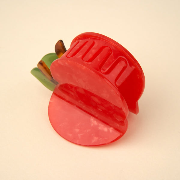 Pinza para el pelo manzana - Brocantia