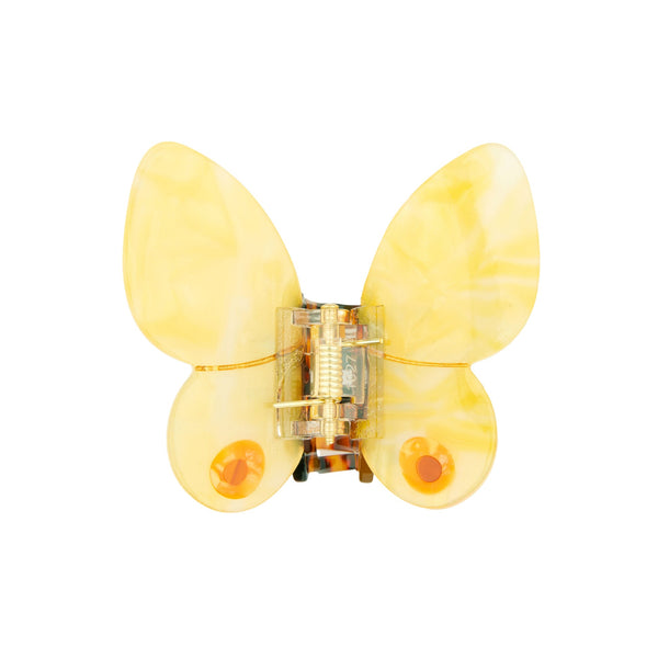 Pinza para el pelo mariposa amarilla - Brocantia