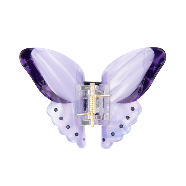 Pinza para el pelo mariposa morada - Brocantia