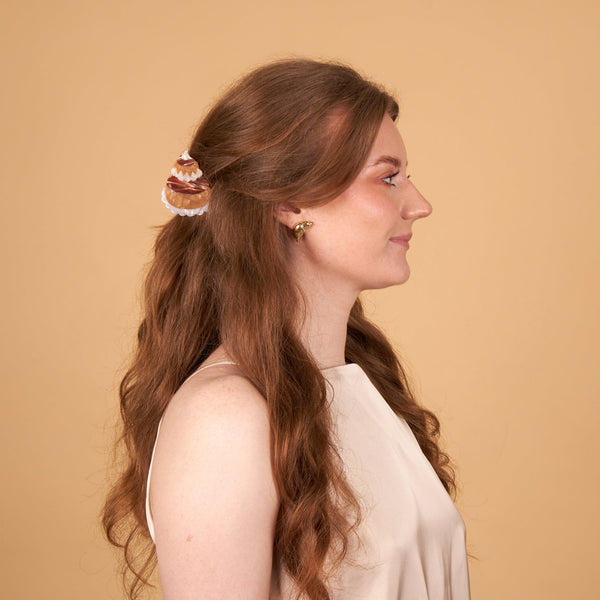 Pinza para el pelo pastel Religieuse - Brocantia