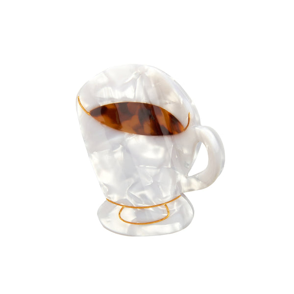 Pinza para el pelo taza de café - Brocantia