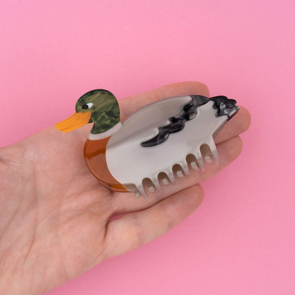 Pinza para el pelo pato Brocantia