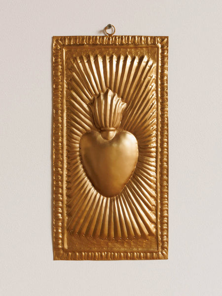 Placa corazón Ex voto - Brocantia