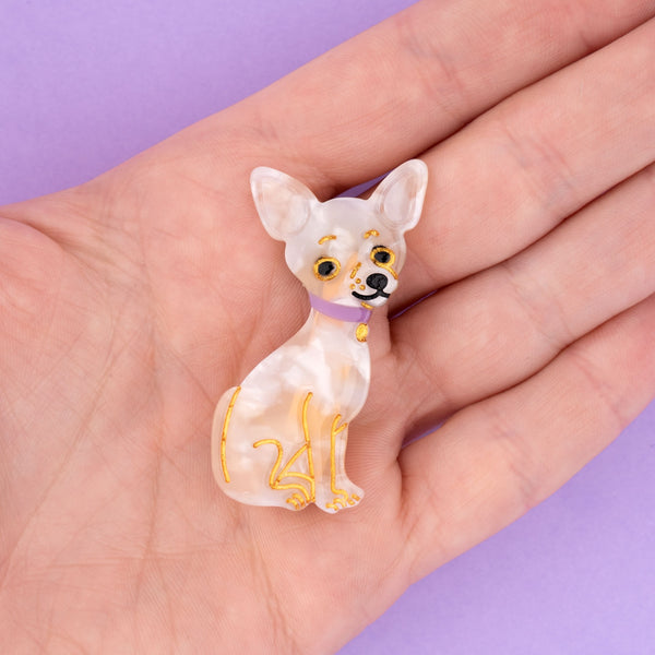 Clip para el pelo chihuahua Brocantia