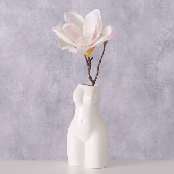 Jarroncito cuerpo femenino blanco Brocantia